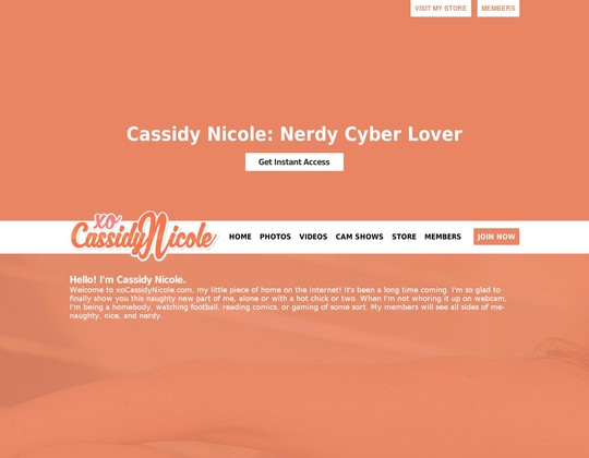 xo Cassidy Nicole