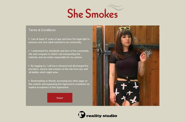 She Smokes